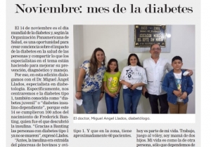 Noviembre: mes de la diabetes