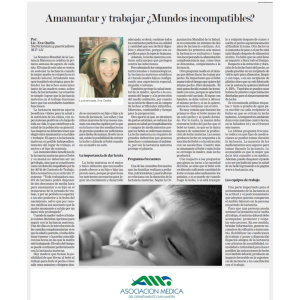 Amamantar y trabajar ¿mundos incompatibles?