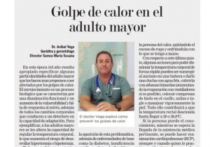 Golpe de calor en el adulto mayor