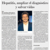 Hepatitis: ampliar el diagnóstico y salvar vidas