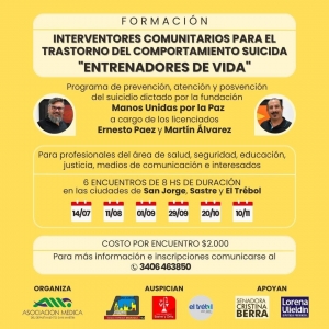 “INTERVENTORES COMUNITARIOS PARA EL TRASTORNO DEL COMPORTAMIENTO SUICIDA ENTRENADORES DE VIDA”,