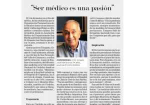 “Ser médico es una pasión”