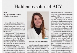 Hablemos sobre el ACV