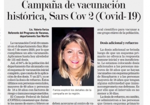 Campaña de Vacunación Histórica, SARS COV 2 (covid -19)
