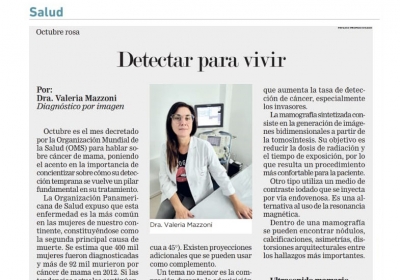 Detectar para vivir